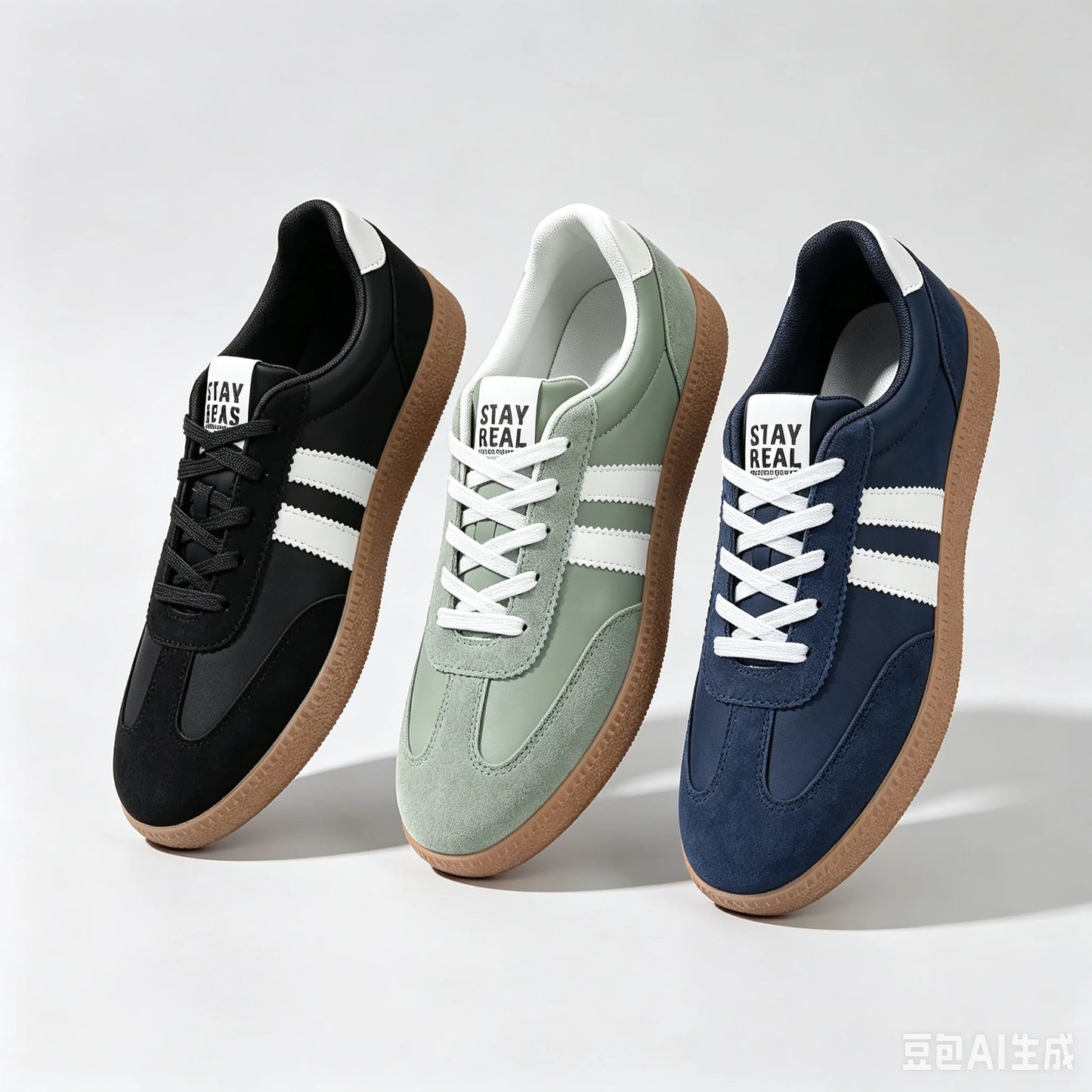Women's Retro Lace Up Sneakers Lightweight Casual Walking Shoes