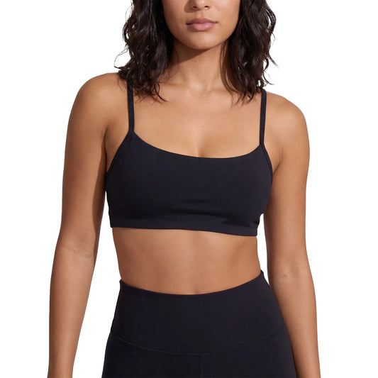 Women Cotton Padded Yoga Bra For Fitness And Exercise