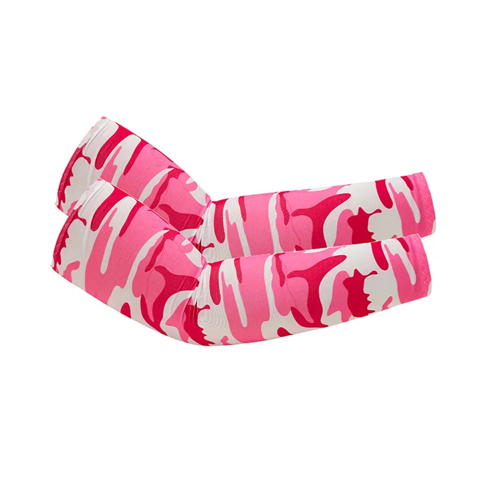Unisex Cooling UV Arm Sleeves For Sports Running Fishing