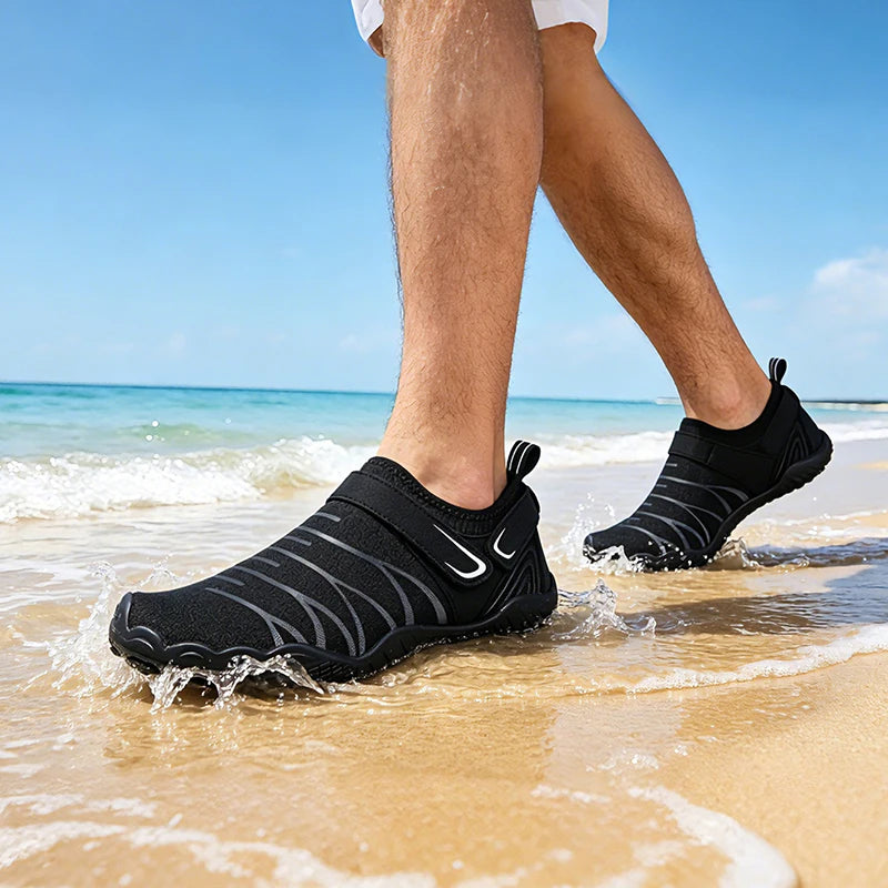 Men Lightweight Barefoot Water Shoes For Beach Swimming