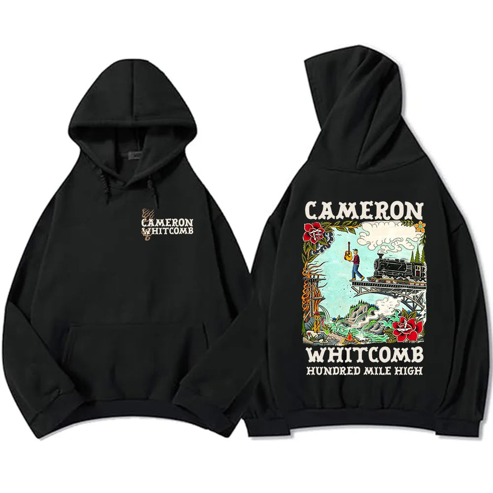 Cameron Whitcomb Logo Hoodies Fleece Long Sleeve Unisex Sweatshirt