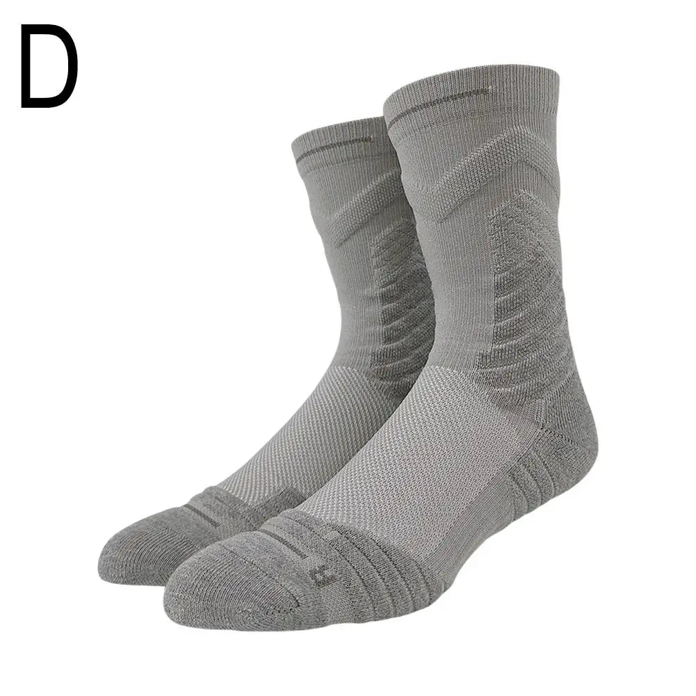 Basketball Socks Non Slip Ankle Protection Thickened Towel Bottom Training