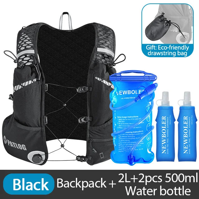 8L Breathable Hydration Vest Trail Running Backpacks Lightweight Cycling Run Jogging Marathon Backpack Riding Bike Climbing Bag