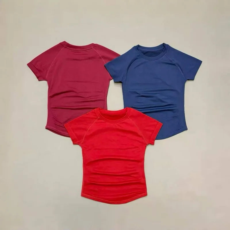 Women Breathable Sports T Shirt For Gym Yoga Running Workouts