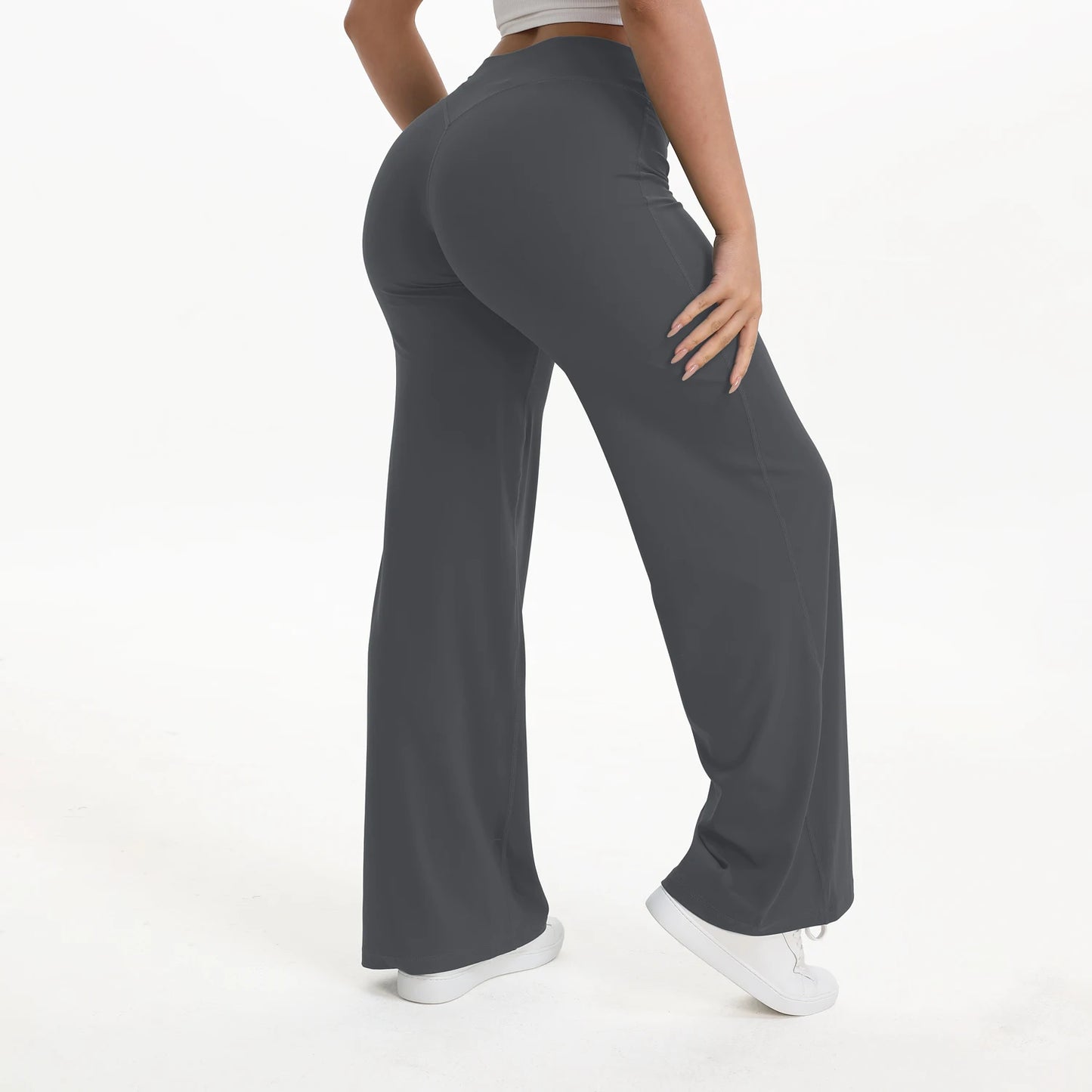NCLAGEN SoftMotion Yoga Pants Women Mid-Waist Gym Leggings