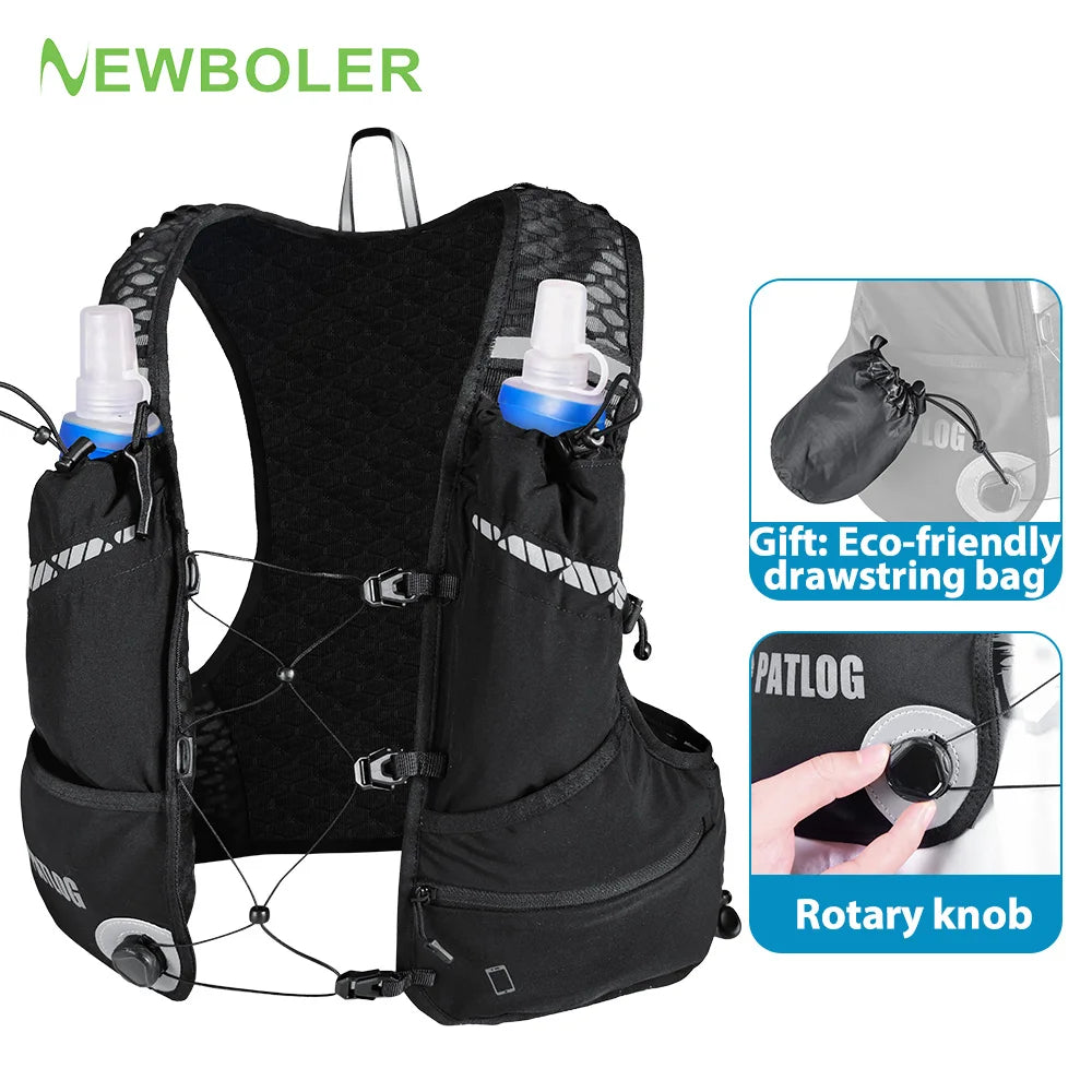 8L Breathable Hydration Vest Trail Running Backpacks Lightweight Cycling Run Jogging Marathon Backpack Riding Bike Climbing Bag