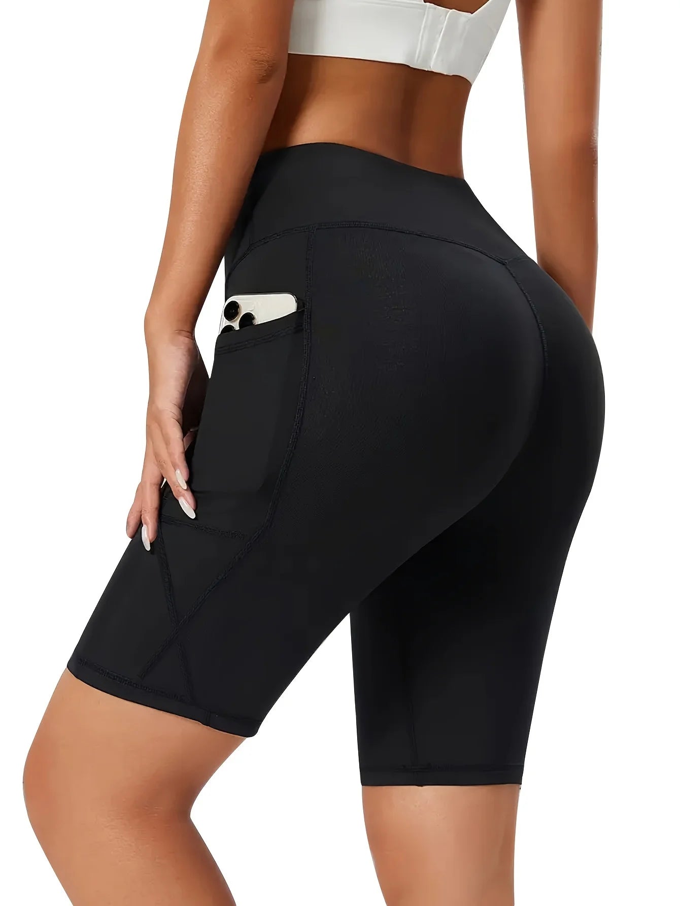 Women's High Waist Yoga Leggings With Pockets And Abdominal Control