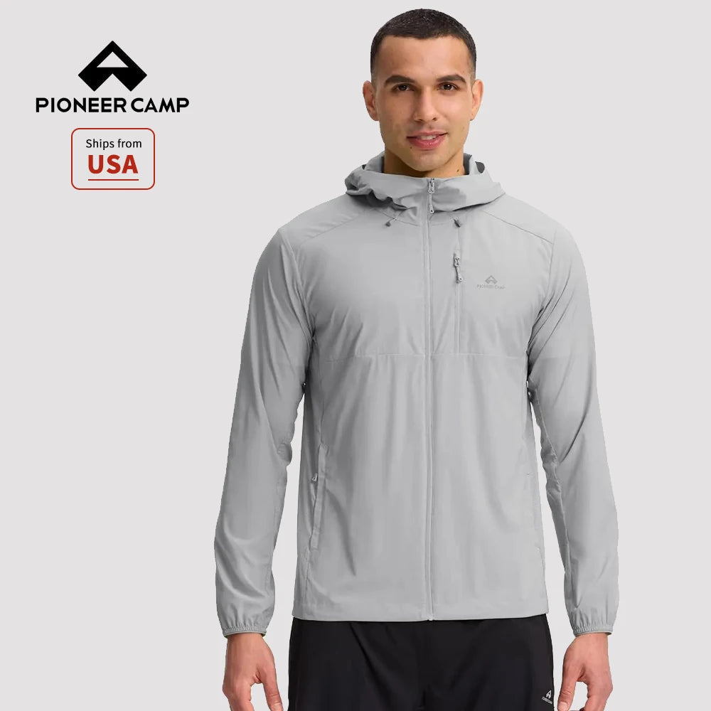 Pioneer Camp Men's UPF 100 Sun Protection Hoodie Jacket