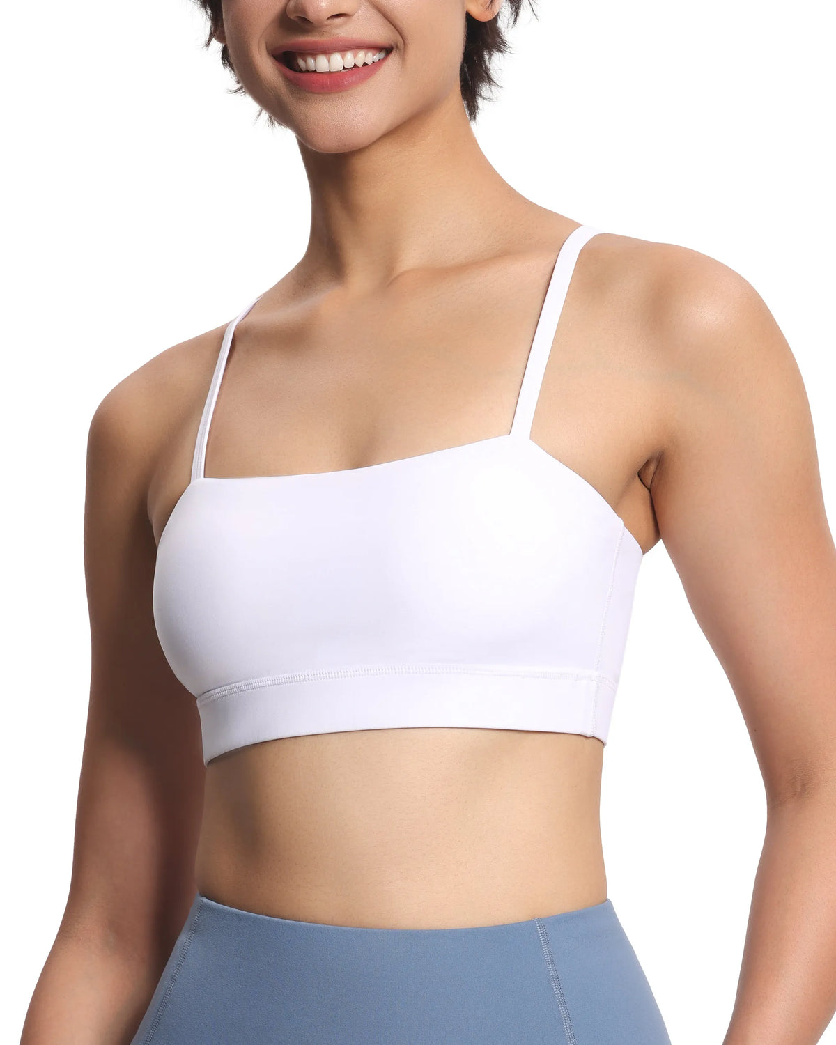 The Gym People Women Adjustable Wirefree Sports Bra With Pads