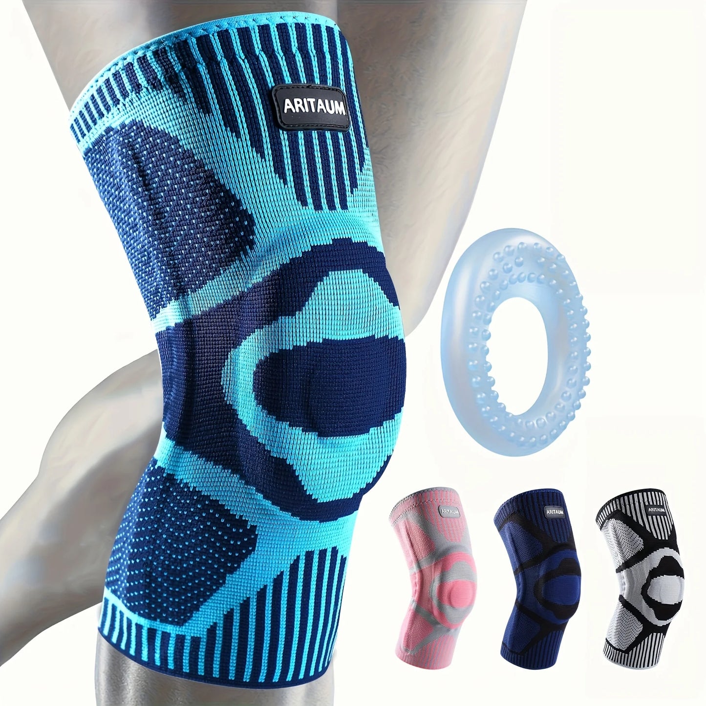 Professional Sports Knee Pads With Silicone Spring Support