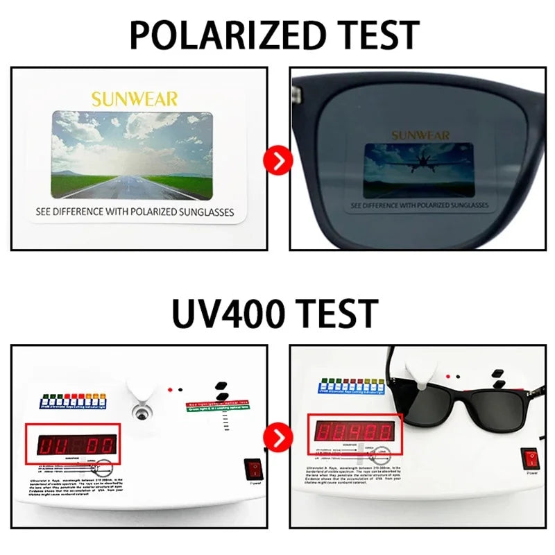 Night Vision Sunglasses Polarized PC Frame Outdoor Driving Glasses