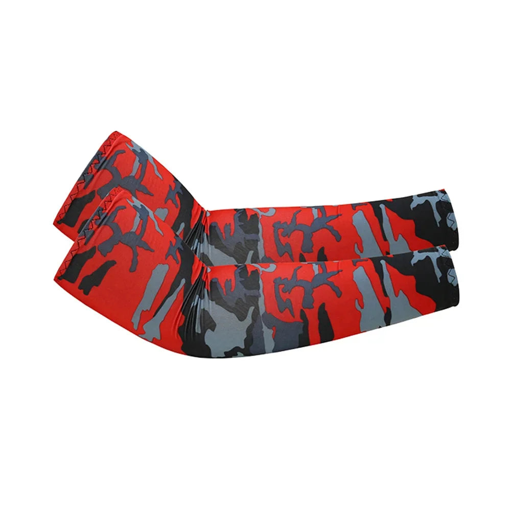 Unisex Cooling UV Arm Sleeves For Sports Running Fishing