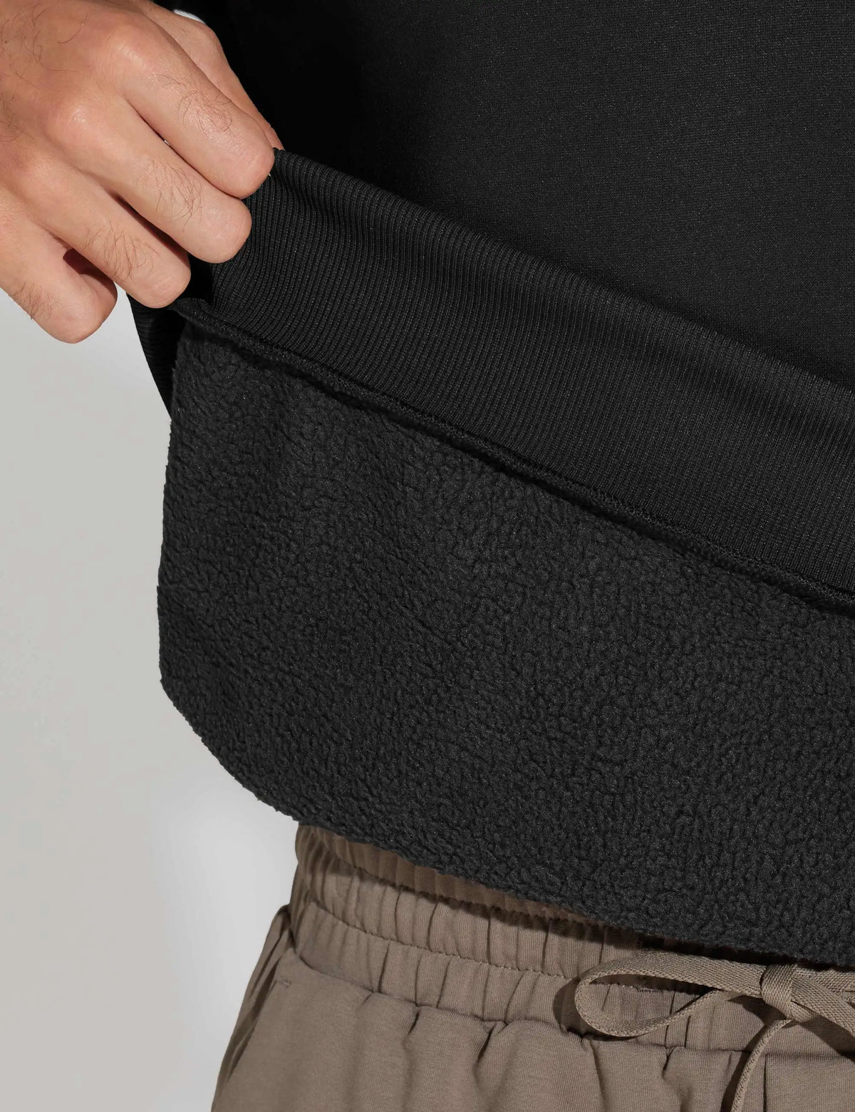 The Gym People Men Half Zip Fleece Workout Pullover Sweatshirt