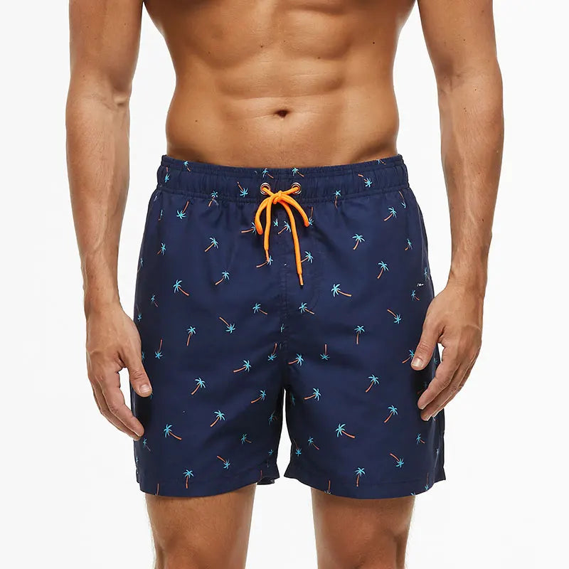 Quick Dry Summer Mens Swimwear Beach Board Shorts For Men