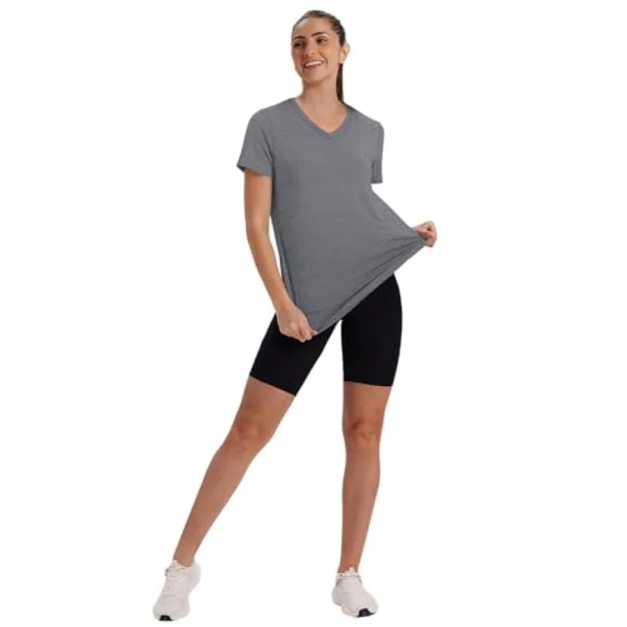 Women's Quick-Dry UPF 50+ Short Sleeve Workout Top