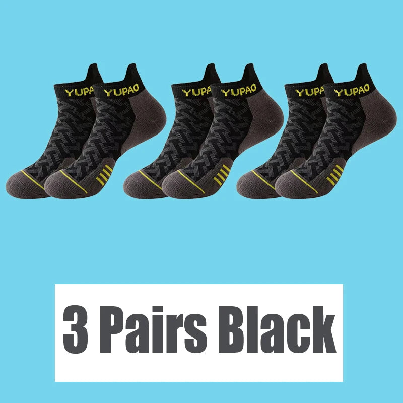 Men's Quick Dry Ankle Socks 2/3/5 Pairs For Running