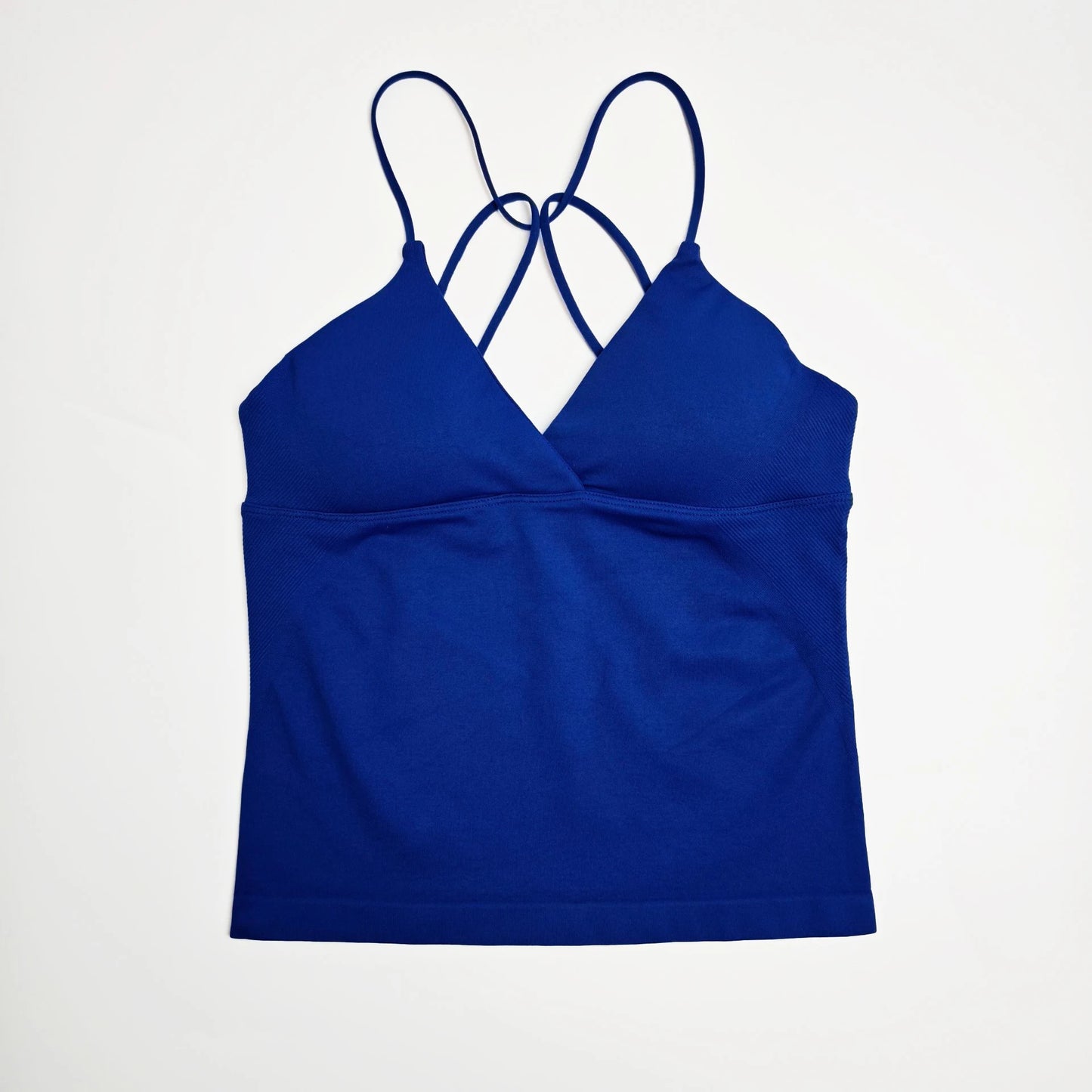 NCLAGEN Vision Twist Front Longline Seamless Yoga Tank Top