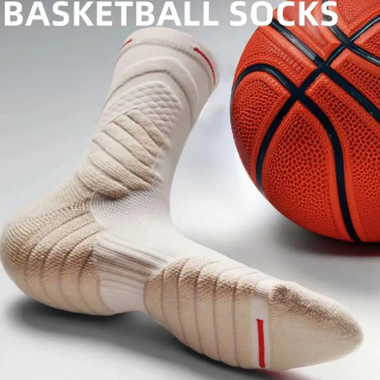 Basketball Socks Non Slip Ankle Protection Thickened Towel Bottom Training
