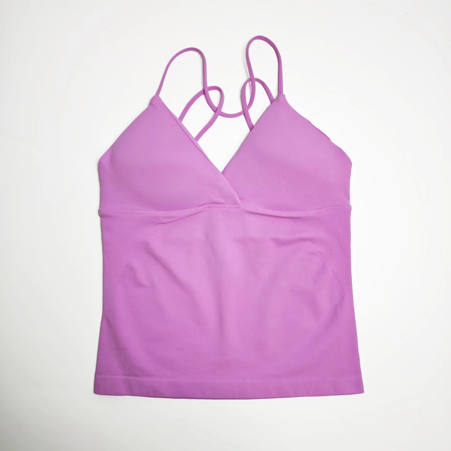 NCLAGEN Vision Twist Front Longline Seamless Yoga Tank Top