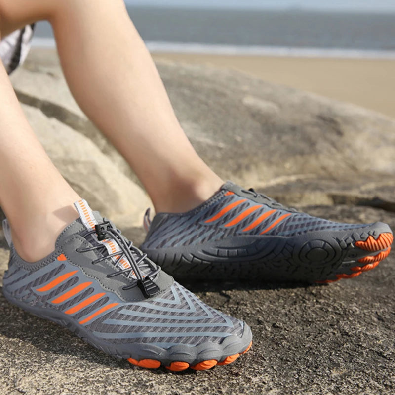 Men Quick Dry Water Shoes Outdoor Aqua Sneakers For Beach