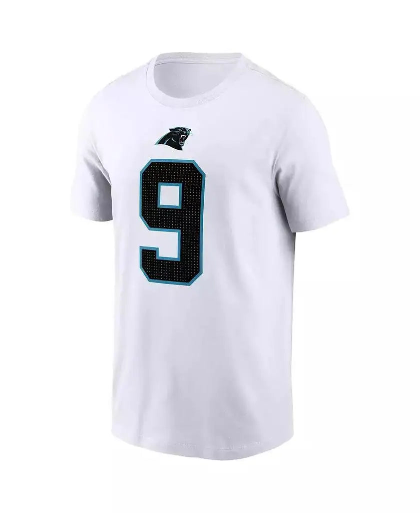 Nike | Men's Bryce Young White Carolina Panthers 2023 NFL Draft First Round Pick Player Name and Number T-shirt
