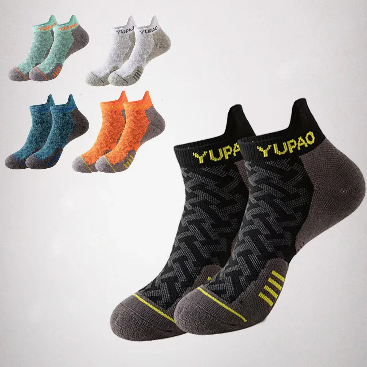 Men's Quick Dry Ankle Socks 2/3/5 Pairs For Running