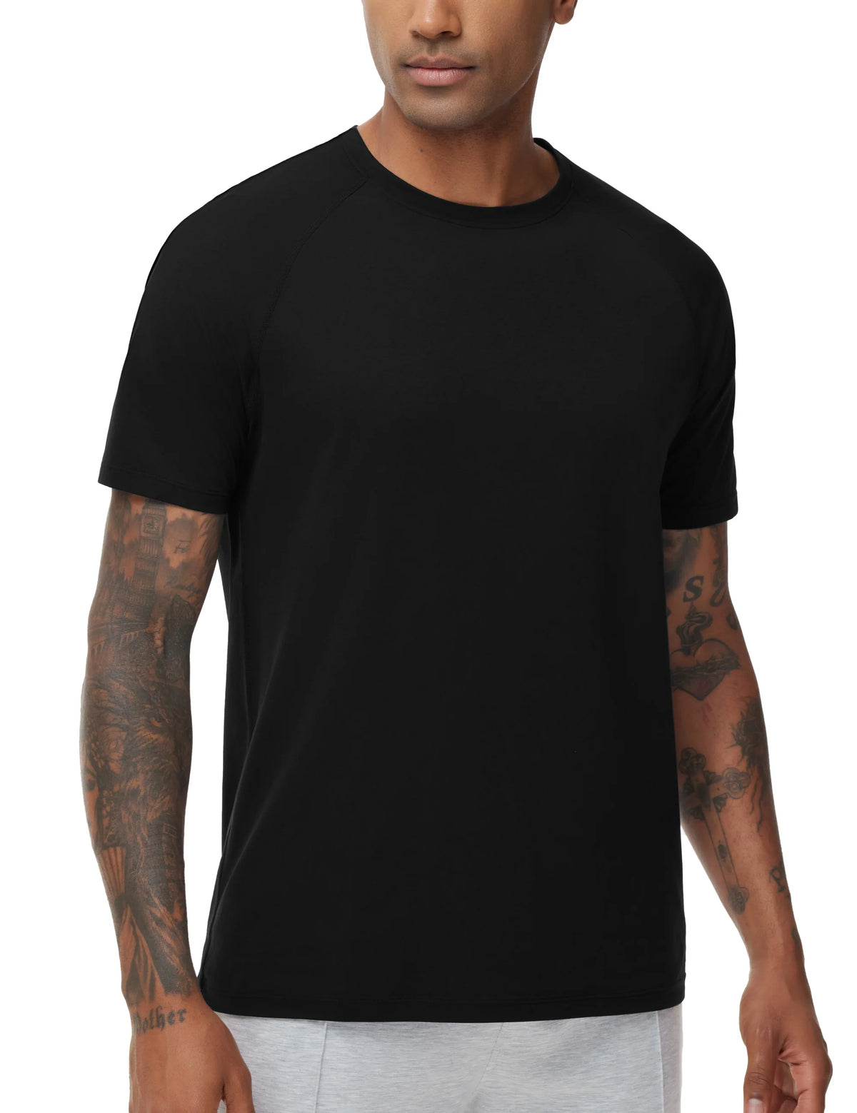 The Gym People Men's Short Sleeve UPF 50 Running Shirt