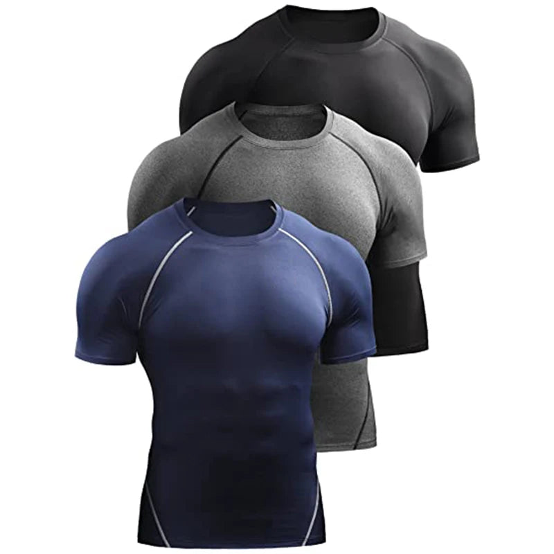 Compression T Shirt Quick Dry Sports Top For Workout