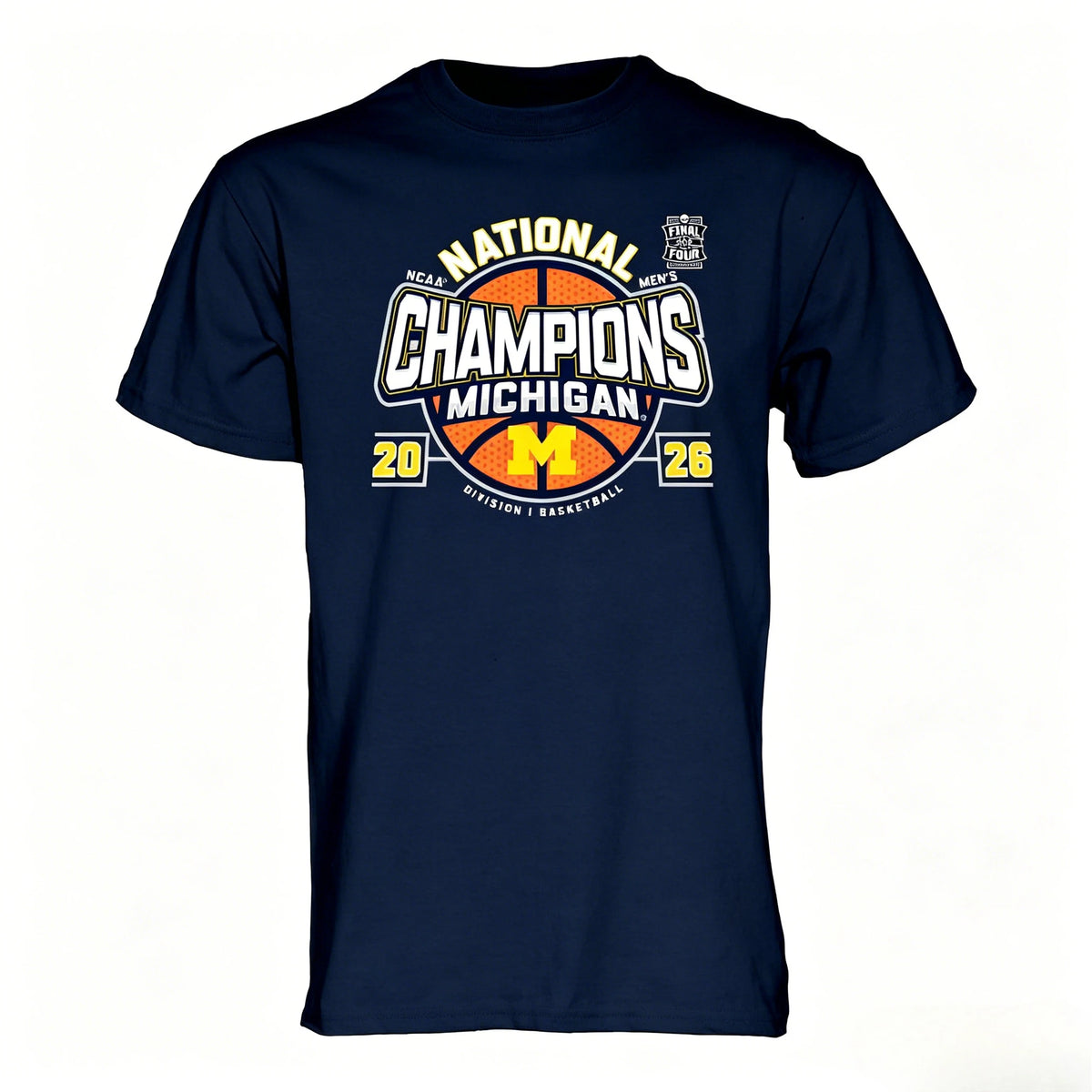 Michigan Wolverines Basketball National Championship Graphic T Shirt for Fans