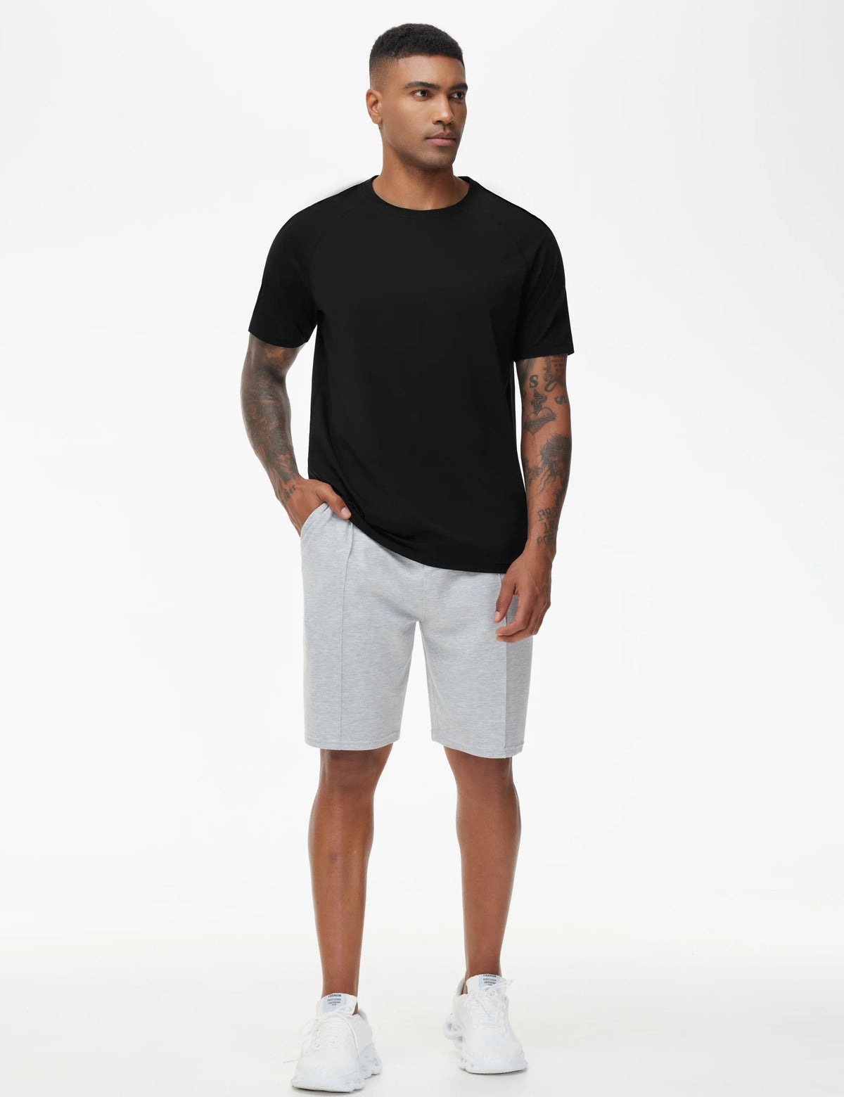 The Gym People Men's Short Sleeve UPF 50 Running Shirt