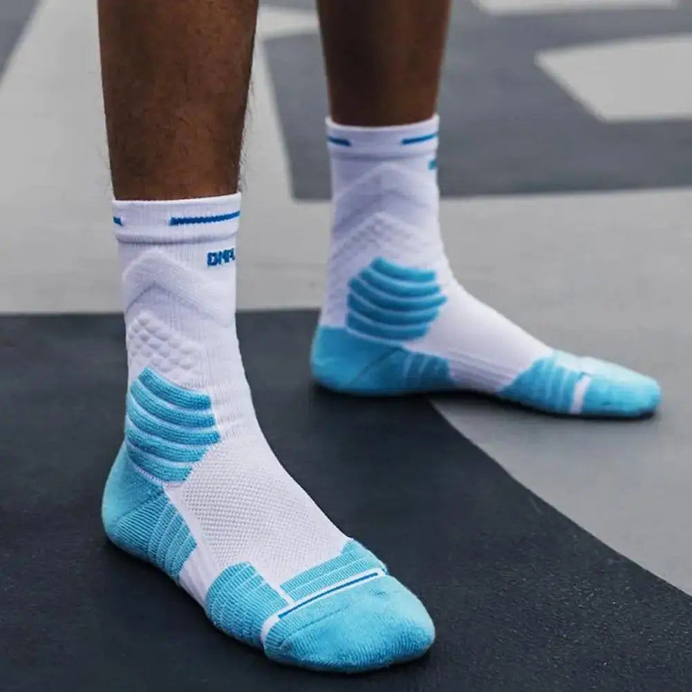 Basketball Socks Non Slip Ankle Protection Thickened Towel Bottom Training