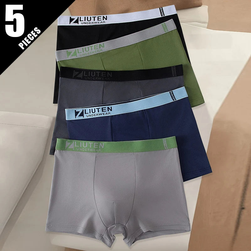 Mens Printed Boxer Shorts Polyester Elastane Comfort Fit