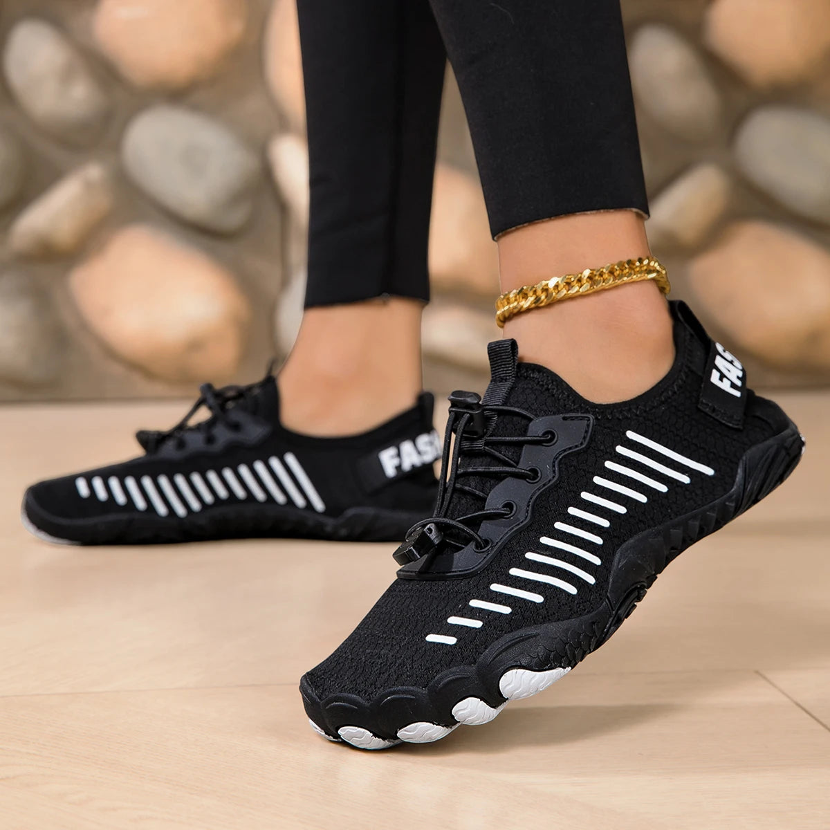 Lightweight Barefoot Aqua Shoes Quick Dry Mesh Non Slip Design