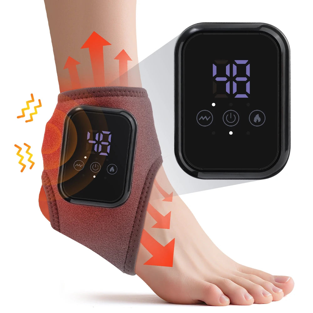 Hailicare Electric Heated Ankle Brace With Three Heat Settings