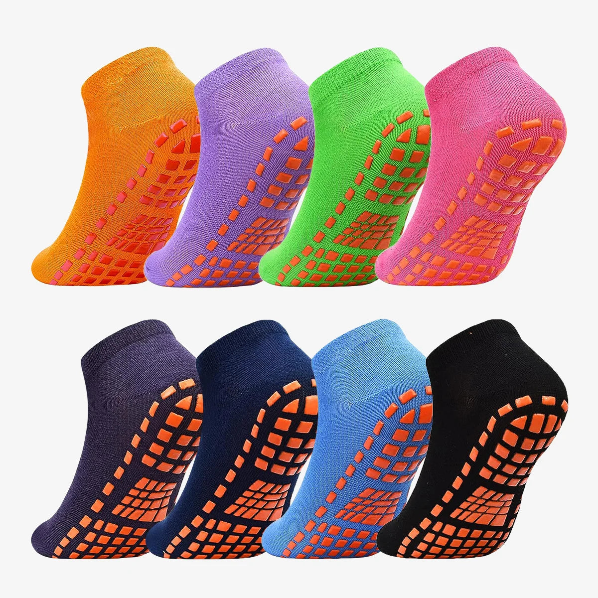 Non Slip Silicone Grip Socks For Yoga Pilates Indoor Sports
