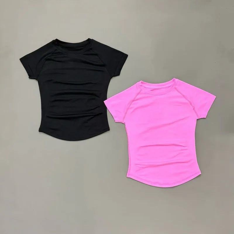 Women Breathable Sports T Shirt For Gym Yoga Running Workouts