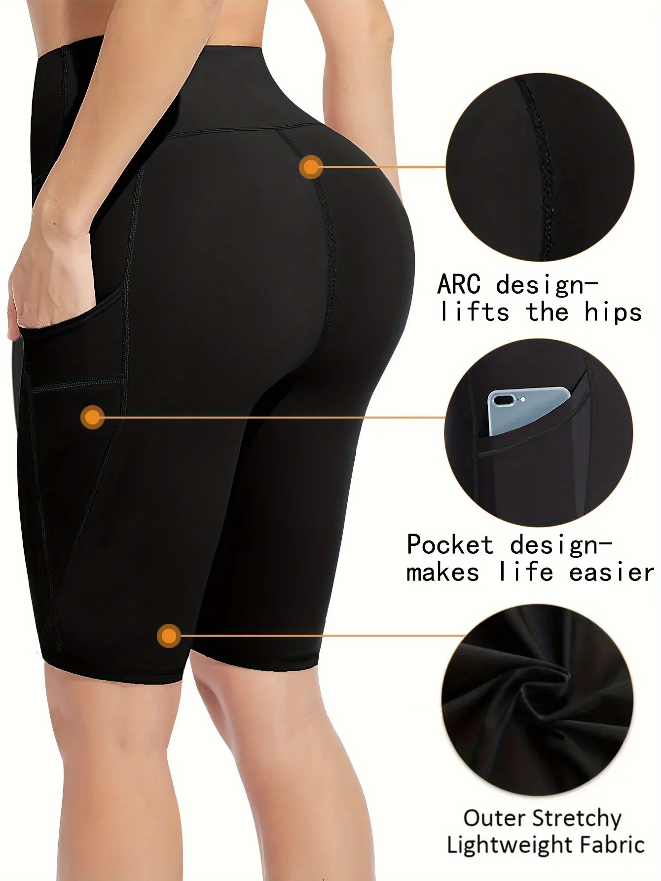 Women's High Waist Yoga Leggings With Pockets And Abdominal Control