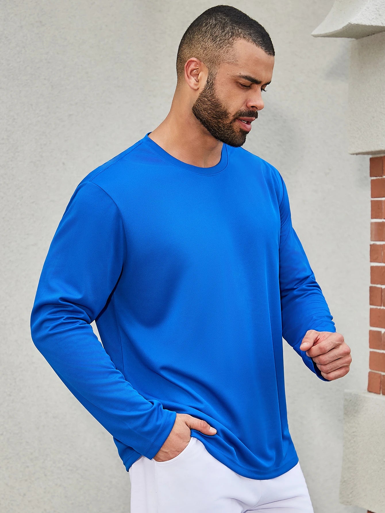 Men Quick Dry Long Sleeve T Shirt Pack MoistureWicking Breathable