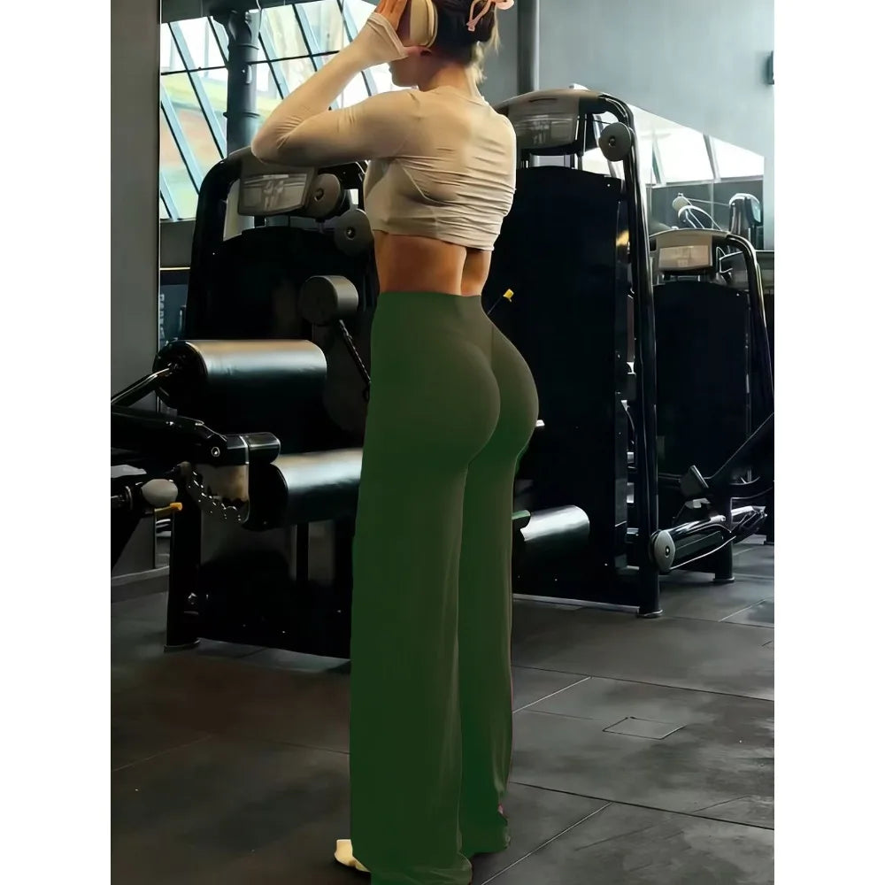 Women High Waist Yoga Pants With Tummy Control And Breathable