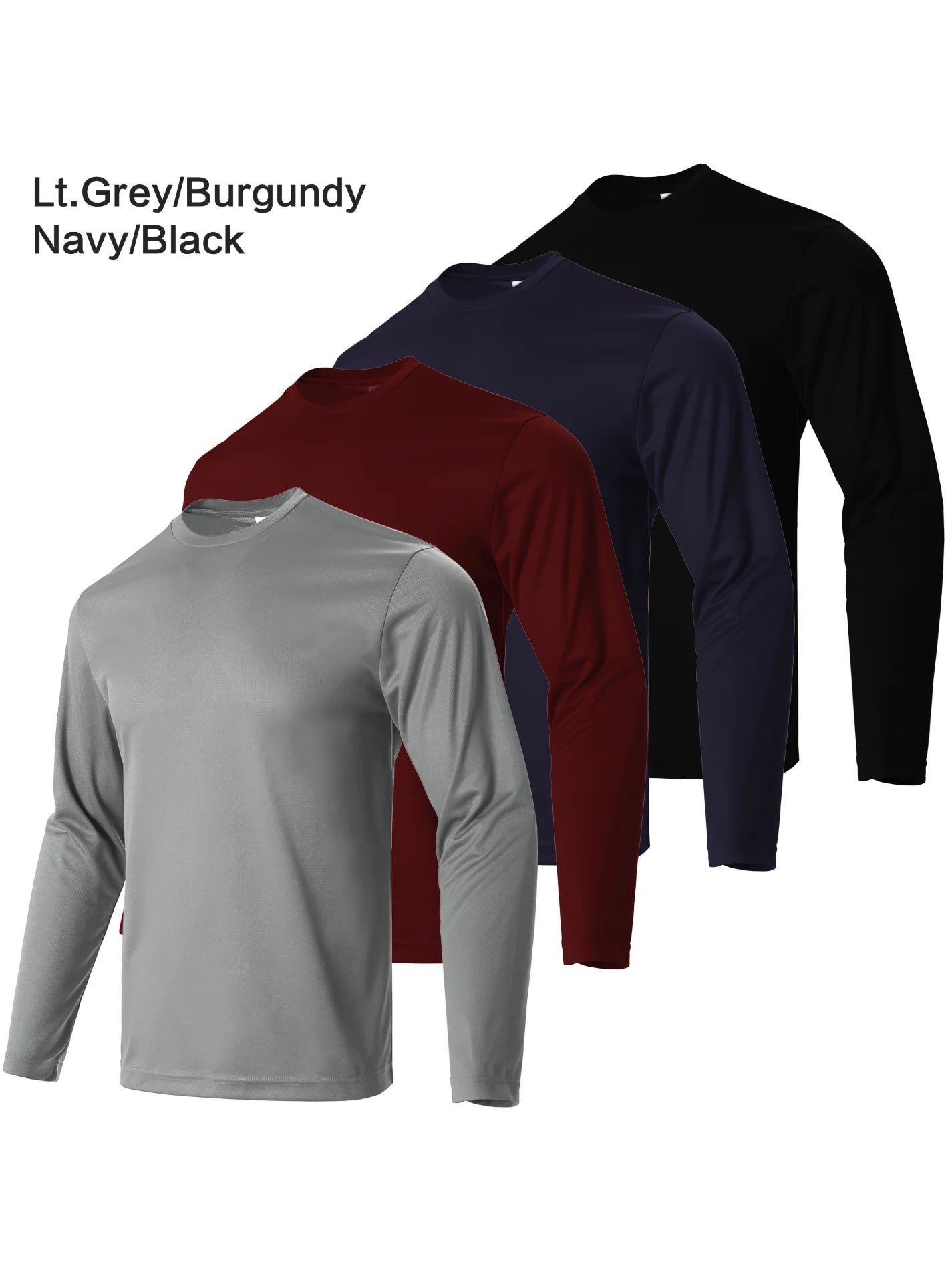 Mens Quick Dry Long Sleeve Sports T Shirt For Running