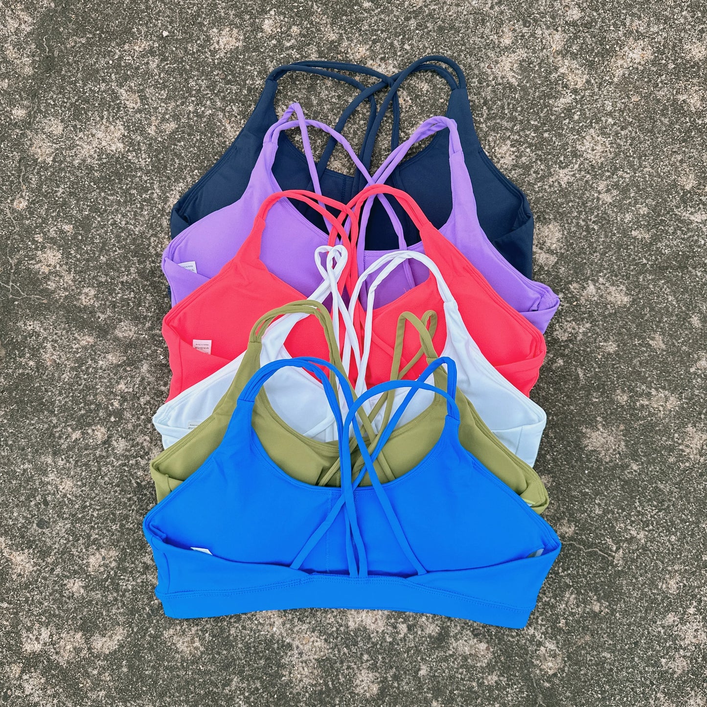 Women Crossback Sports Bra High Support Chest Pad Gym Yoga