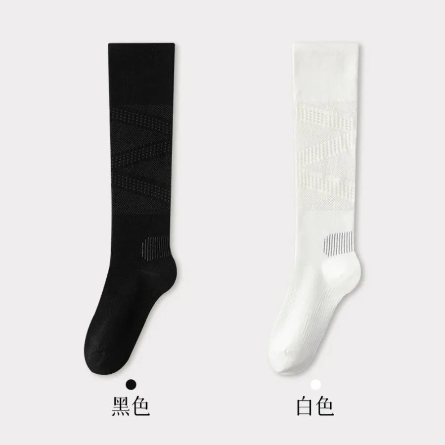 Women’s Thin Micro Compression Calf Socks, Breathable Mesh
