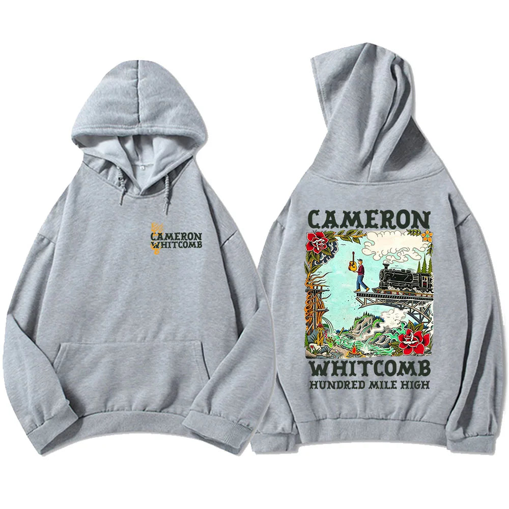 Cameron Whitcomb Logo Hoodies Fleece Long Sleeve Unisex Sweatshirt