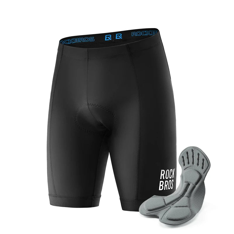 ROCKBROS Men's Cycling Shorts With 3D Gel Pad Breathable