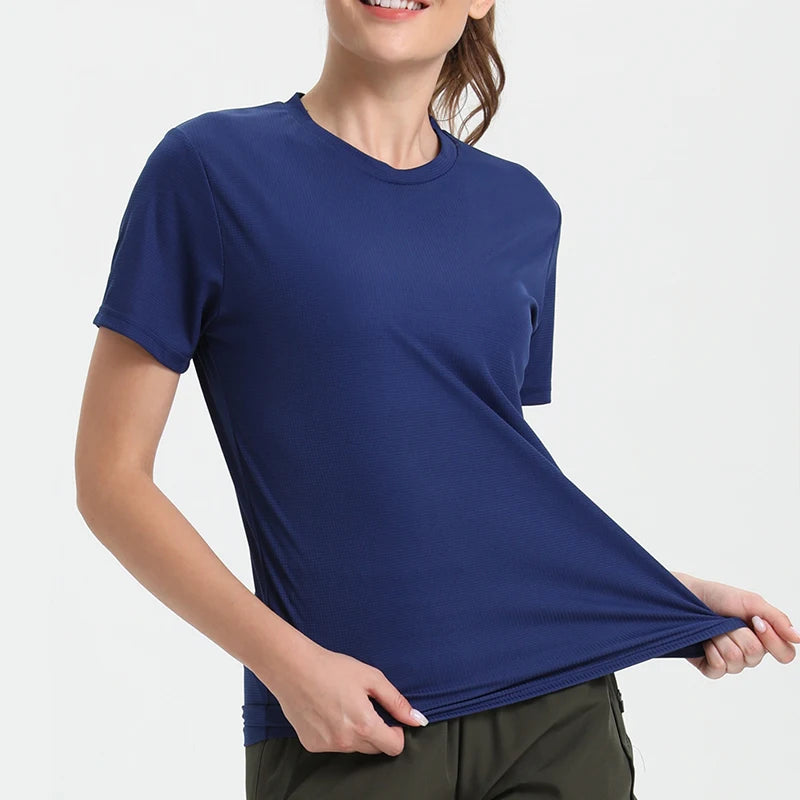 Women's Ultralight Quick-Dry Polyester Sport T-Shirt For Running And Gym