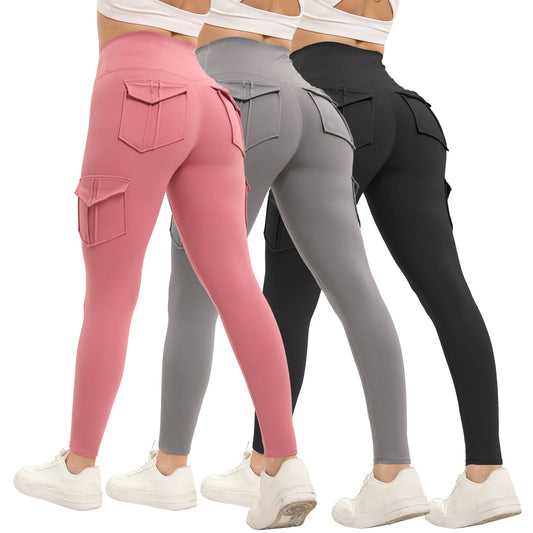 Women's High Waisted Yoga Leggings With Pocket For Fitness