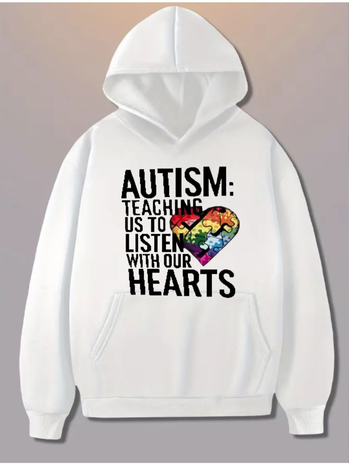 Mens Casual Printed Hoodie Sweater Pullover with Graphic Design