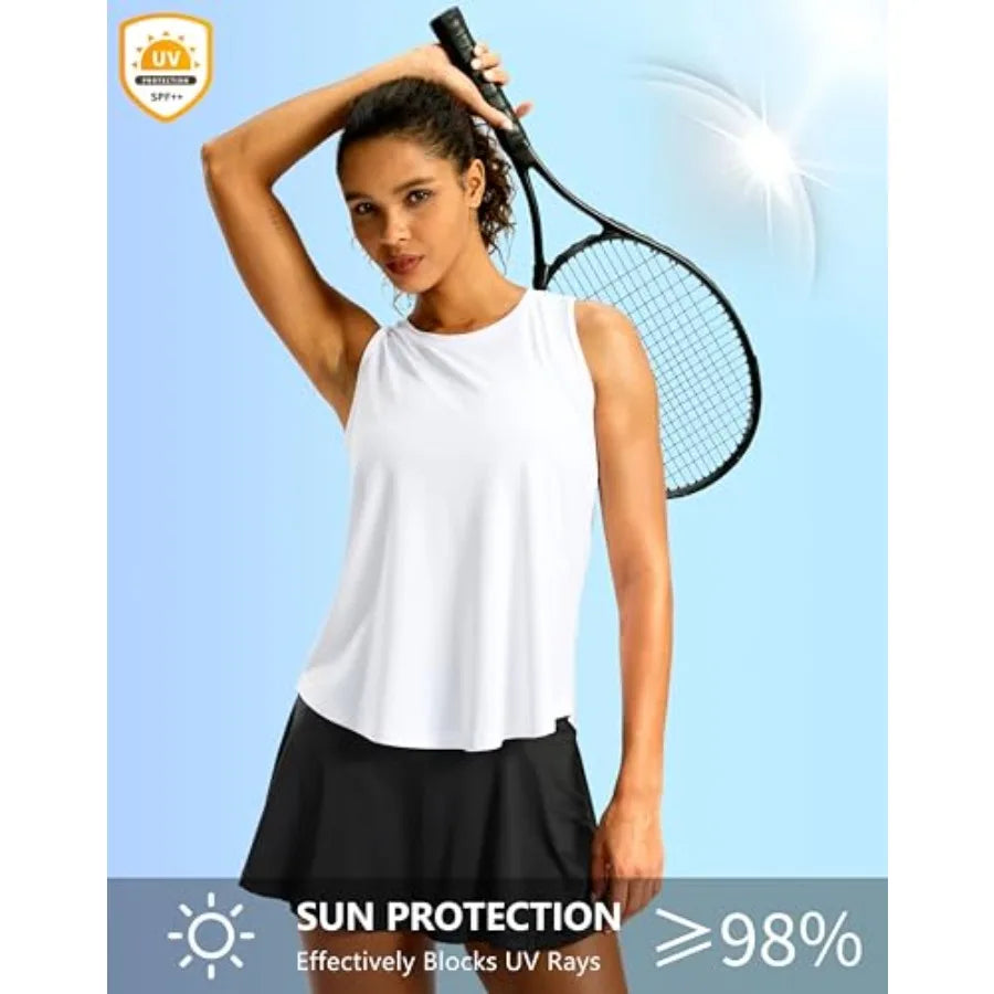 Women's Workout Tank Top Sleeveless Athletic Yoga And Running