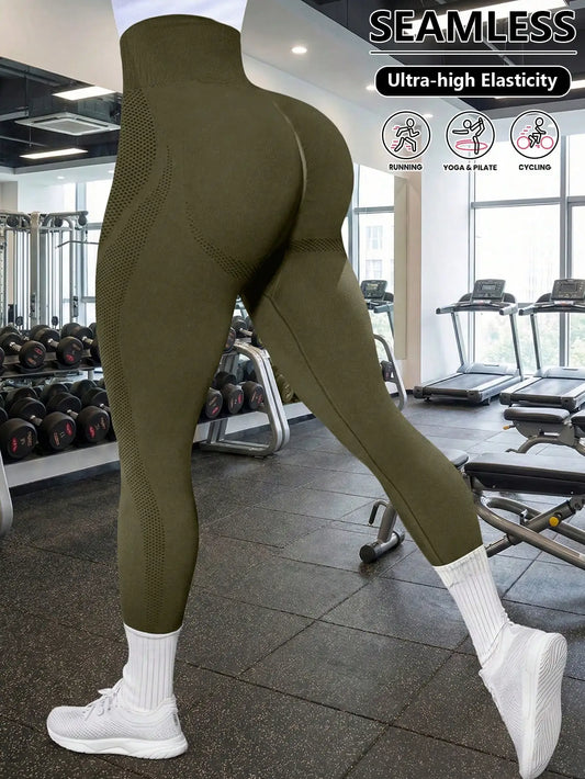 Women's High Waist Yoga Pants Tummy Control for Training and Running