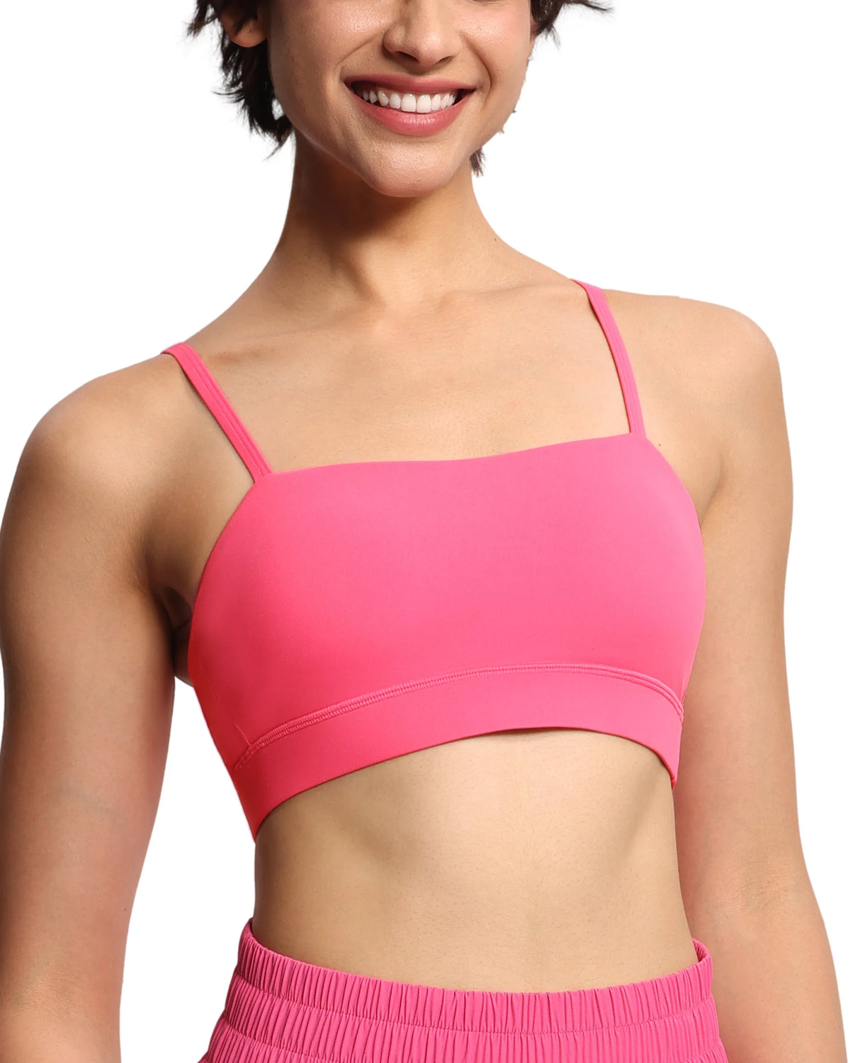The Gym People Women Adjustable Wirefree Sports Bra With Pads